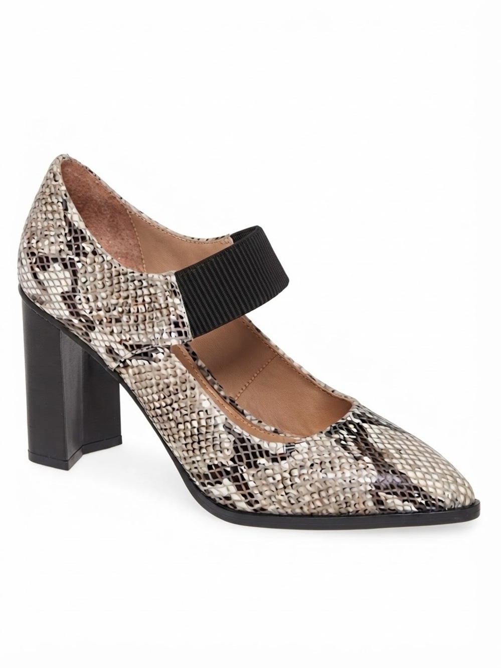 NWT Linea Paolo Sanae Snake
Embossed Leather Pump